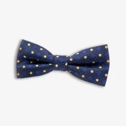 Appaman Ties & Belts|Ties & Belts-Silk Bow Tie Navy/GoldDots