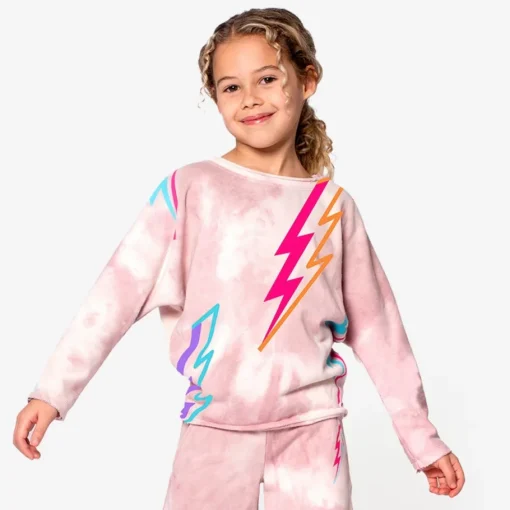 Appaman Sweaters|Sweatshirts-Slouchy Sweatshirt LightningBolt