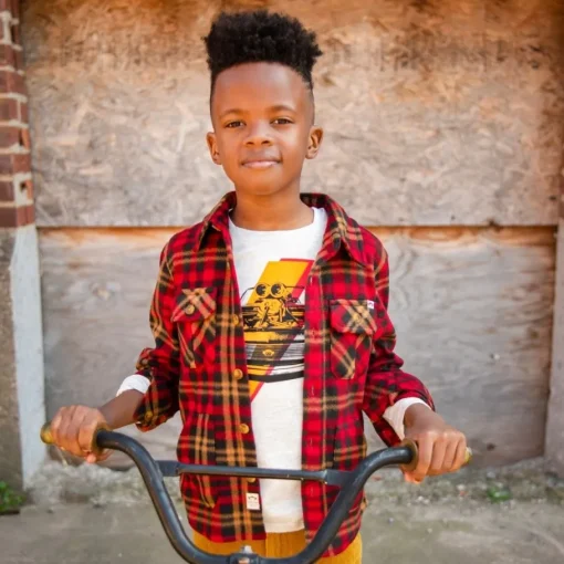 Appaman Flannels|Sweatshirts & Hoodies-Snow Fleece Shirt RioRedPlaid