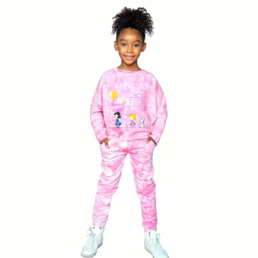 Appaman Sweatpants & Joggers-Stanton Joggers LightPinkTieDye