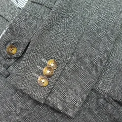 Appaman Suits-Stretchy Mod Suit NoirMicroPlaid