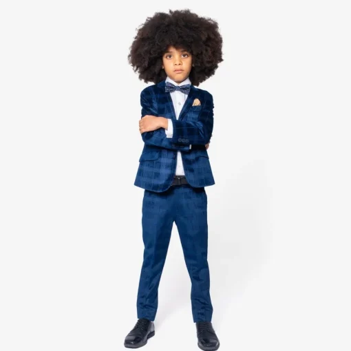 Appaman Separates|Blazers & Jackets-Suit Blazer BlueVelvet