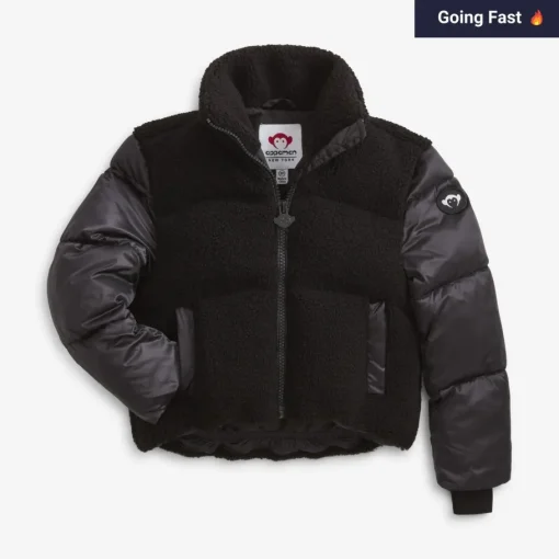 Appaman Appaman.com Exclusive|Winter Coats-Teddy Cropped Puffer Black