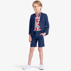 Appaman Separates|Suit Pants-Trouser Shorts DarkNavy