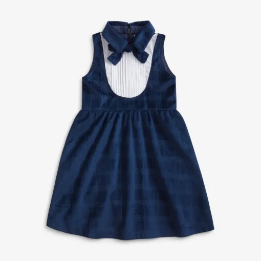 Appaman Party Dresses-Tuxedo Dress BlueVelvetWindows