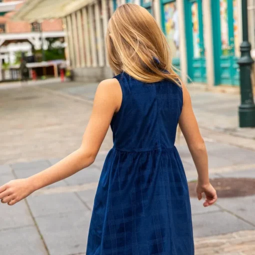 Appaman Party Dresses-Tuxedo Dress BlueVelvetWindows
